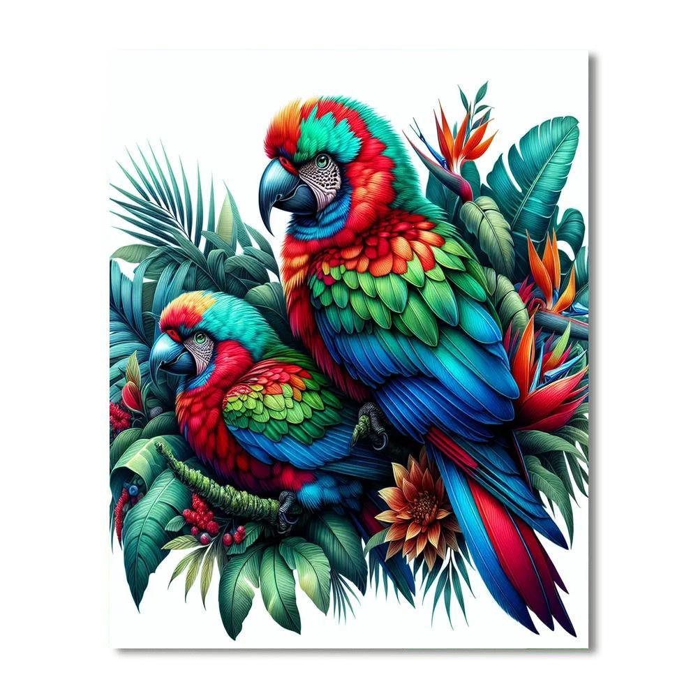 Birds Of Paradise Paint By Numbers