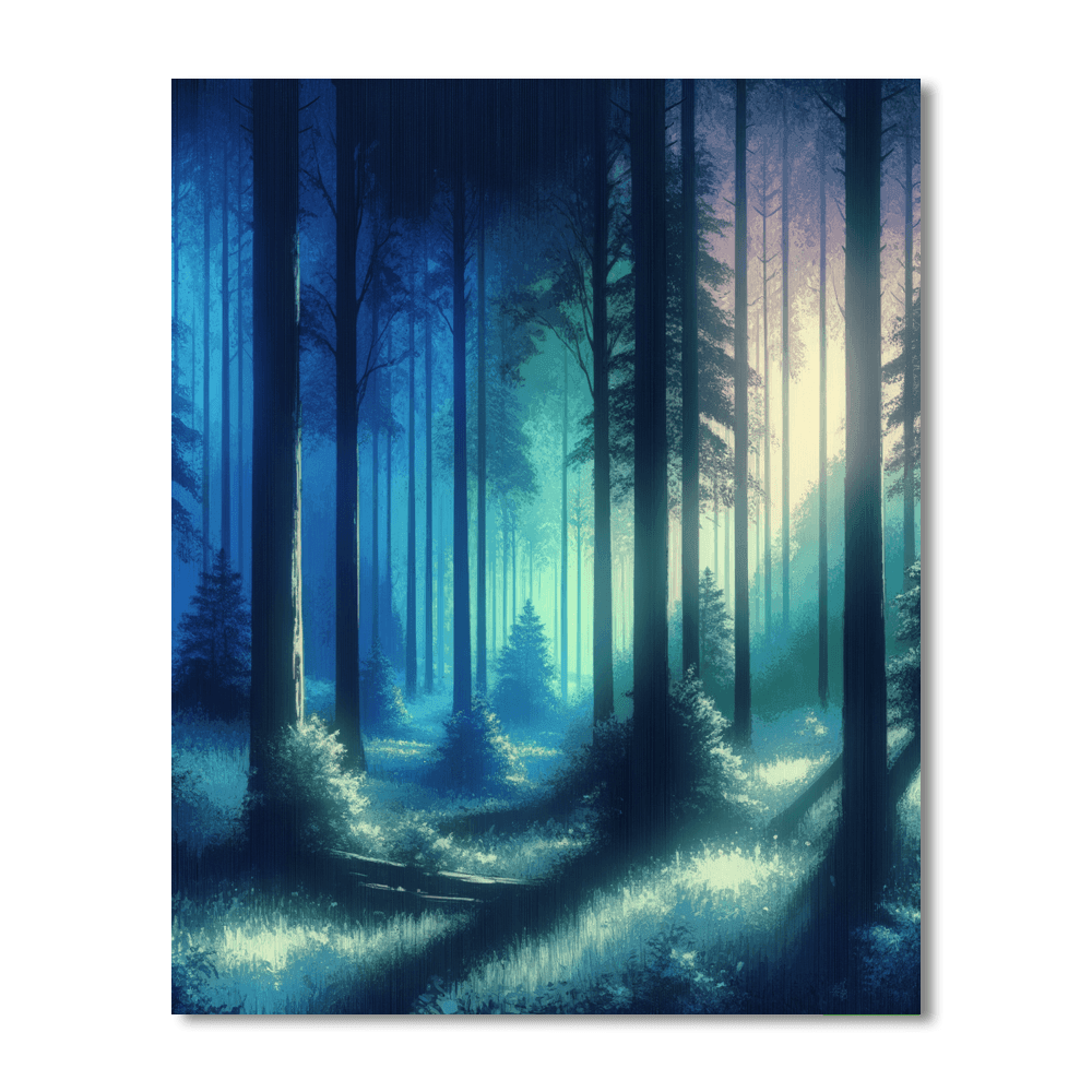 Twilight In The Forest Paint By Color