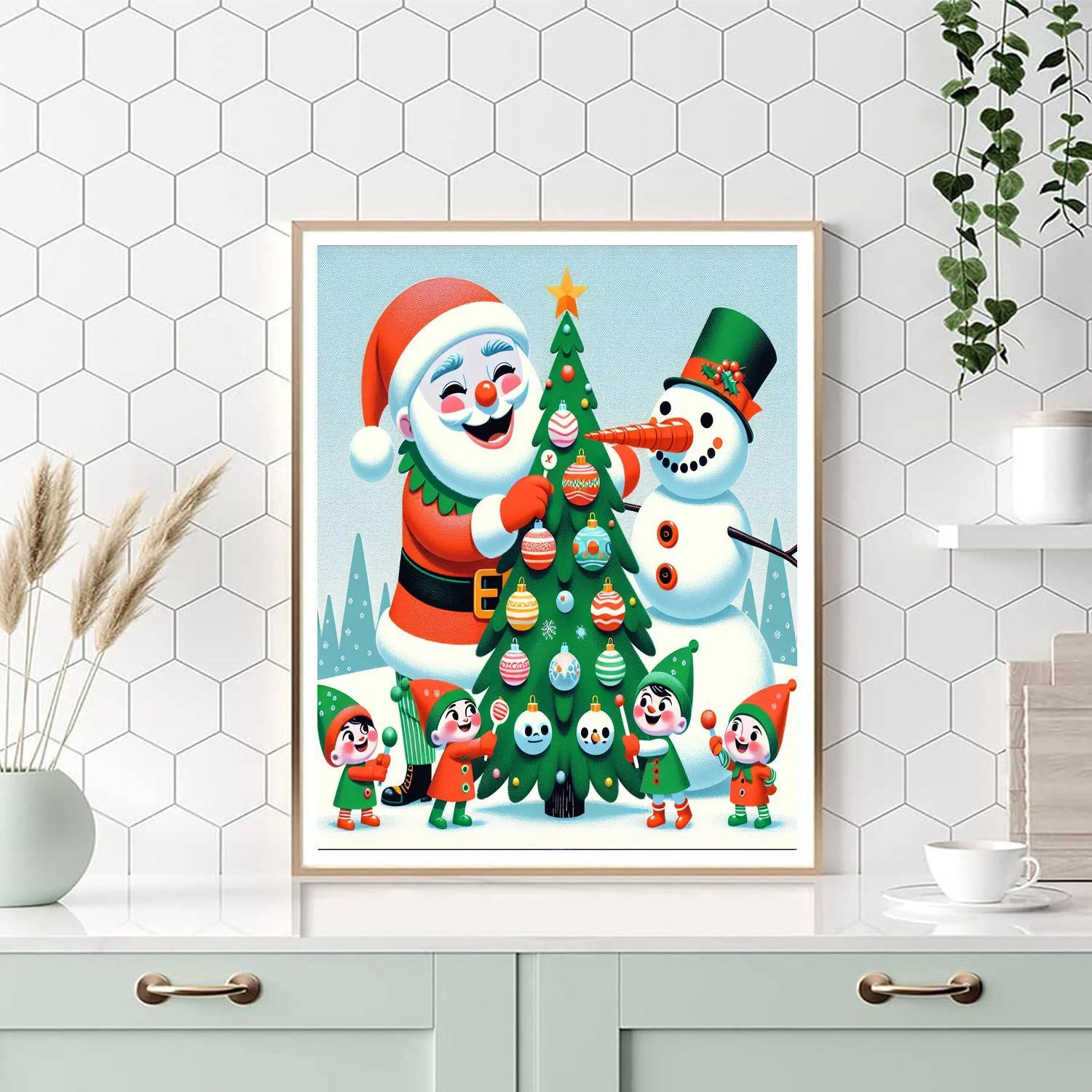 Holiday Celebration Extravaganza Paint By Numbers Art