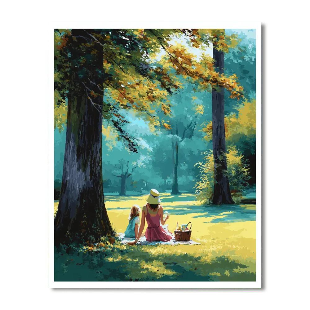 Sunlit Serenity DIY Paint By Numbers