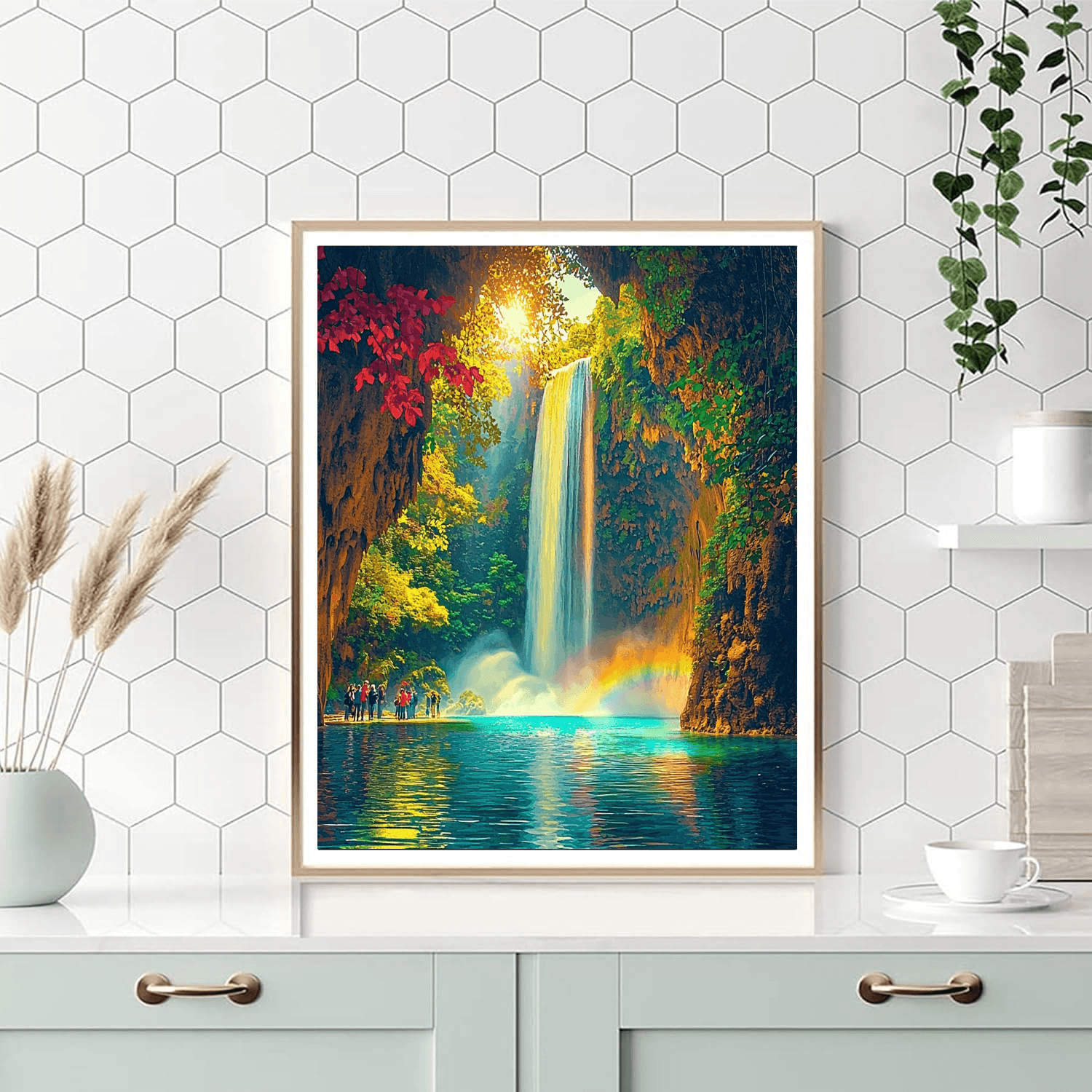 Duden Waterfalls Numbered Painting Kits
