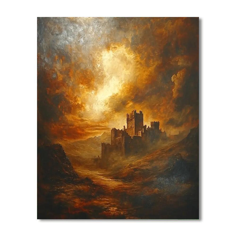 J.M.W. Turner Inspired Timeworn Stories  DIY Paint By Numbers