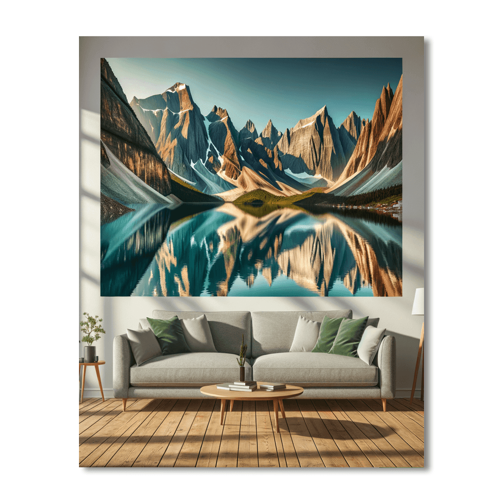 Mountain Adventure Landscape Paint By Numbers