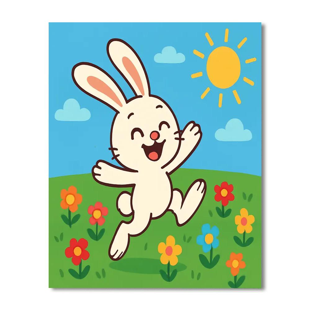 Adventurous Bunny Paint By Numbers