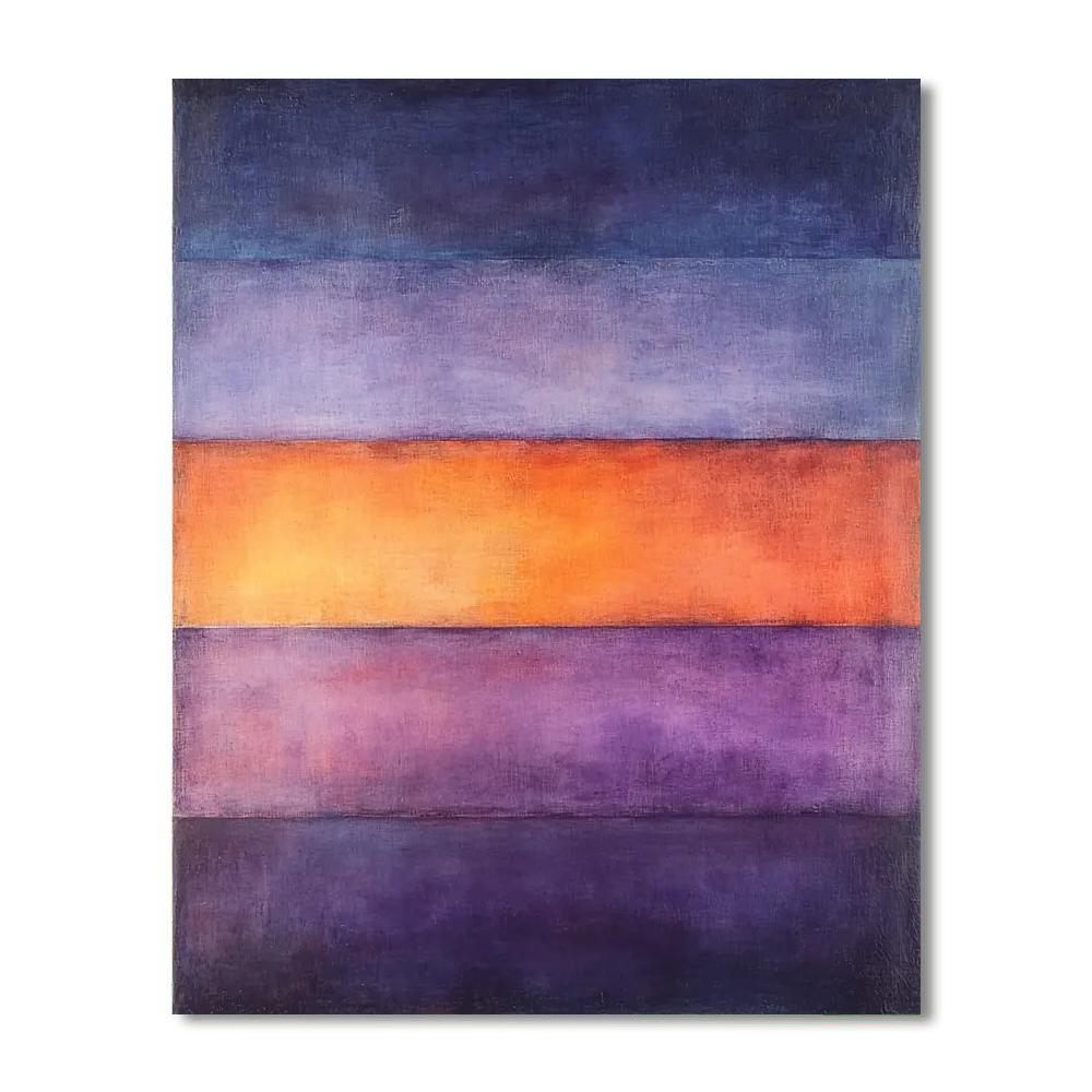 Paul Cézanne Inspired Radiant Twilight  Paint By Color