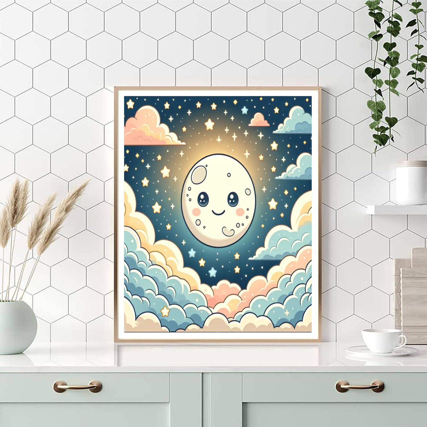 Lunar Lullaby Land Numbered Painting Kits