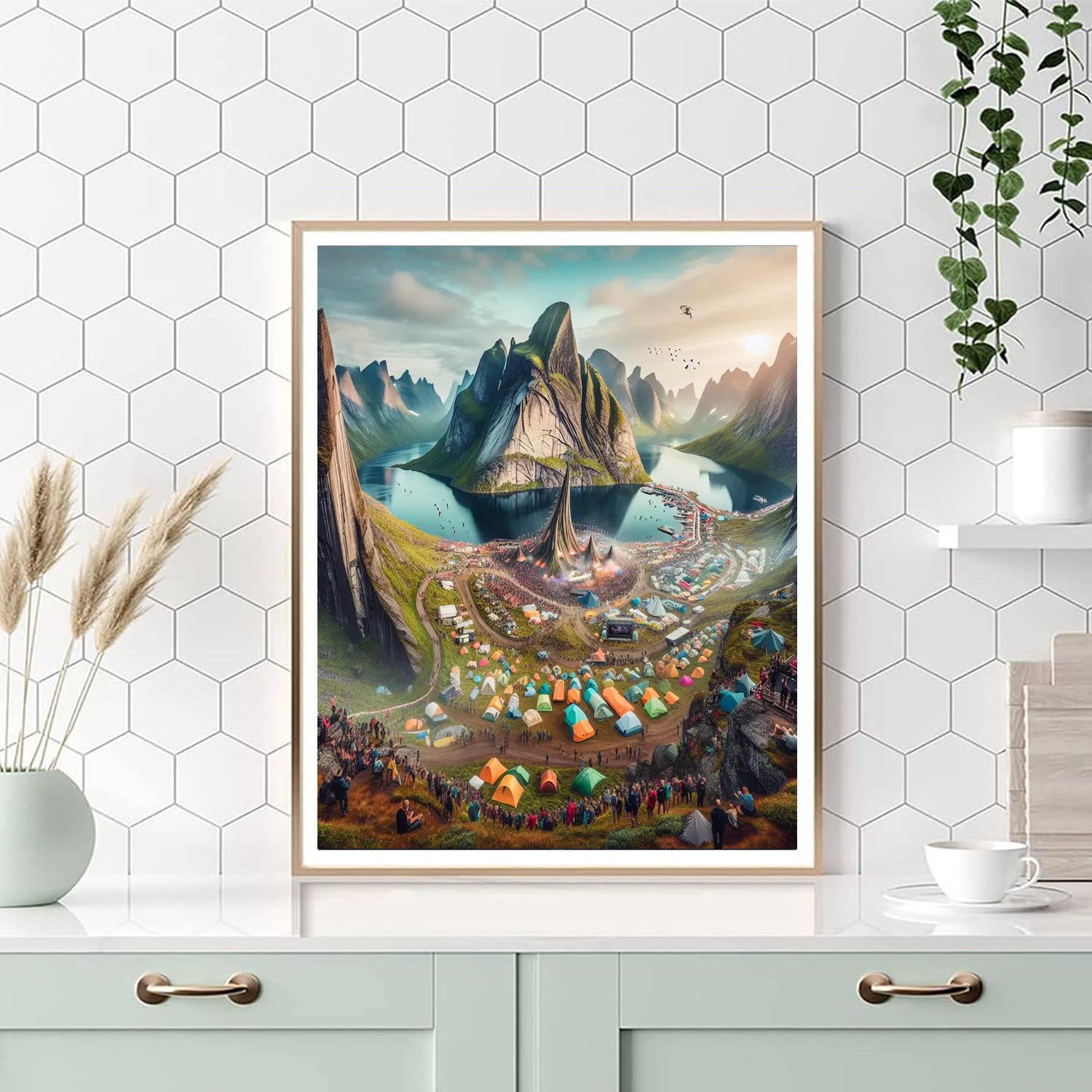 Trolltunga Summer Festival Paint By Number