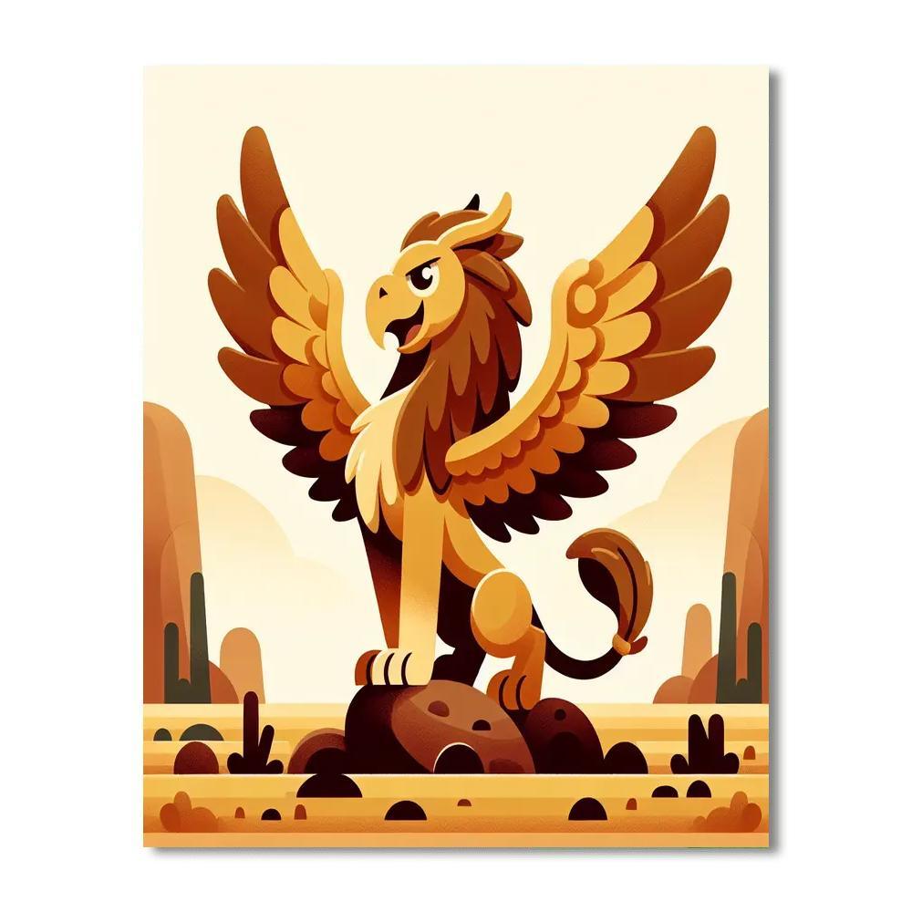 Gallant Gryphon Guard Number Painting