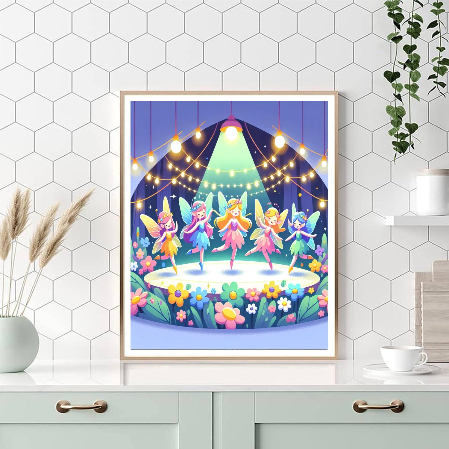 Playful Fairy Festival Paint By Numbers