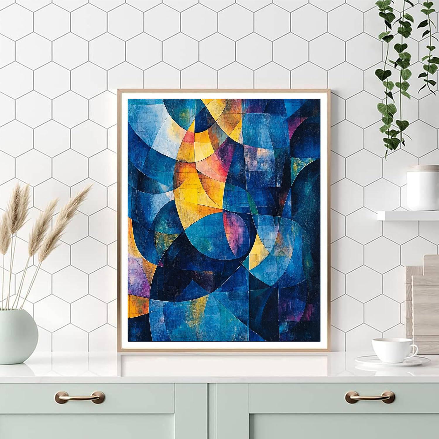 Paul Klee Inspired Rhythm Of Color  Numbered Painting Kits