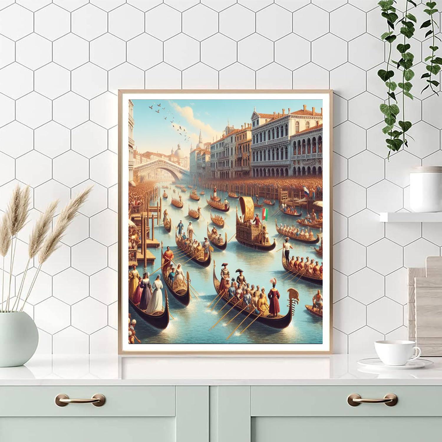 Regata Storica - Venice Paint By Color