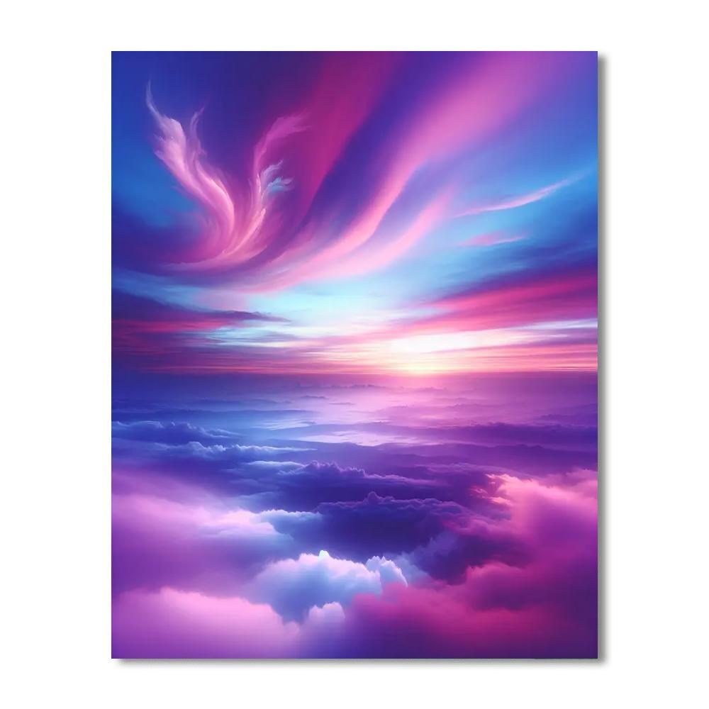 Pastel Skies Symphony Paint By Number