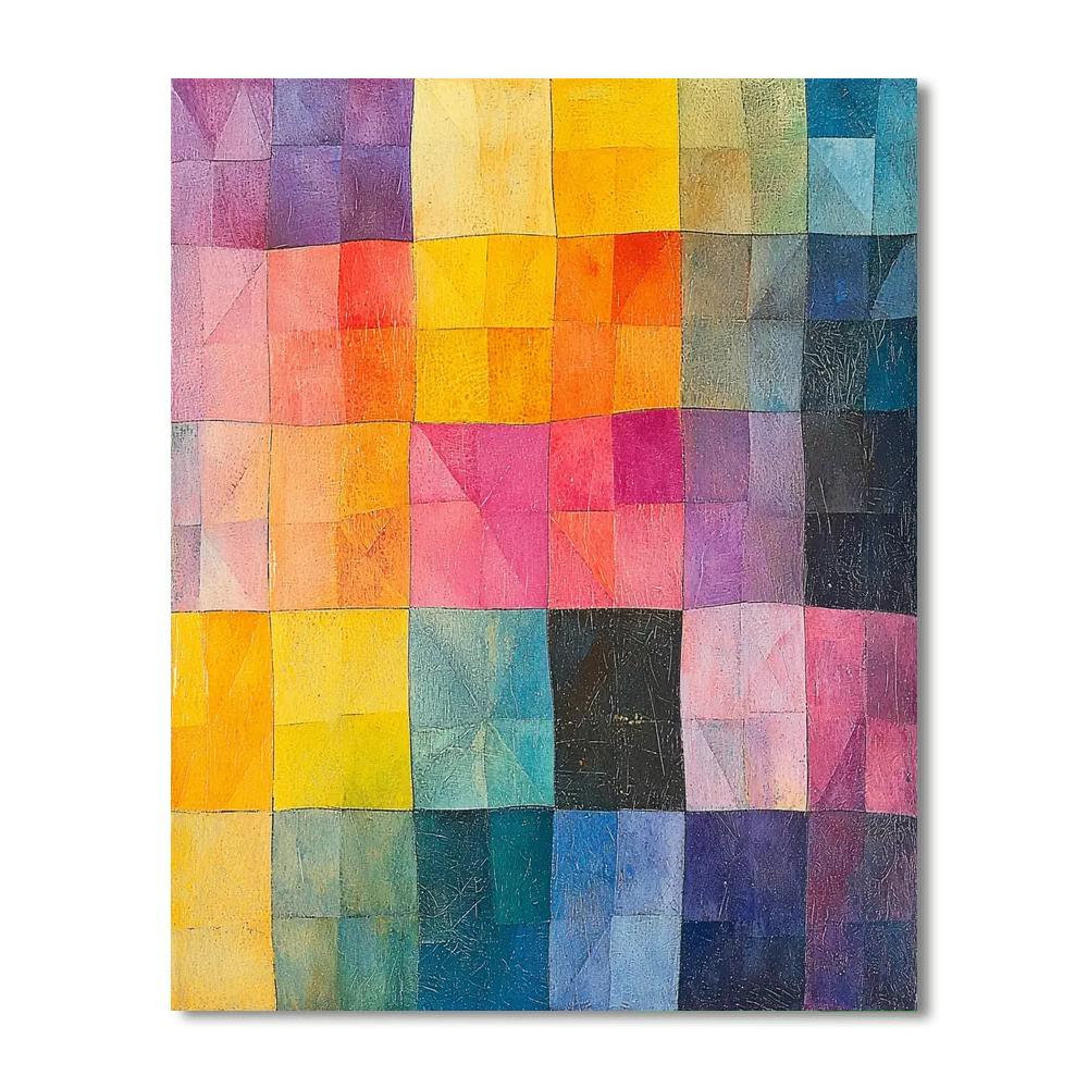 Paul Klee Inspired Symphonic Vibes  Numbered Painting Kits
