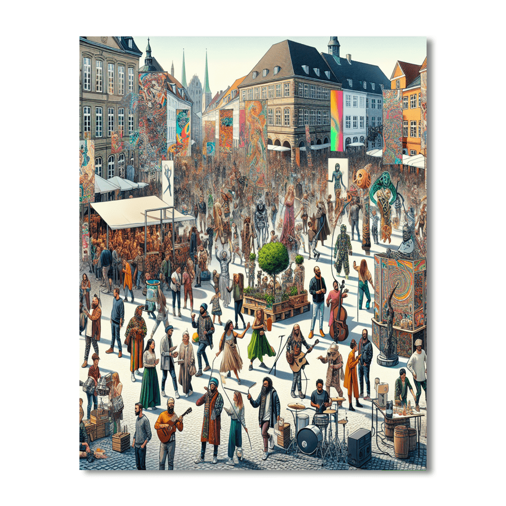 Aarhus Festival - Aarhus, Denmark Number Painting