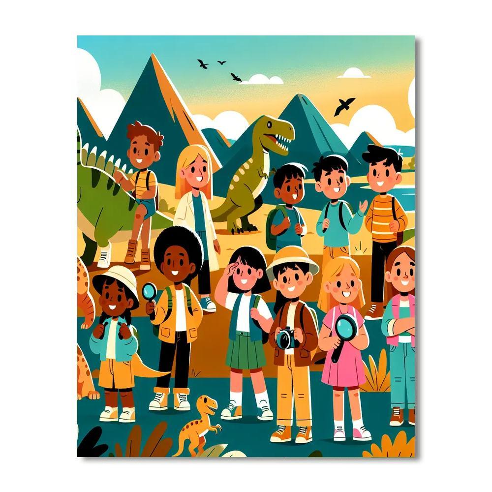 Dino Discovery Journey Paint By Color