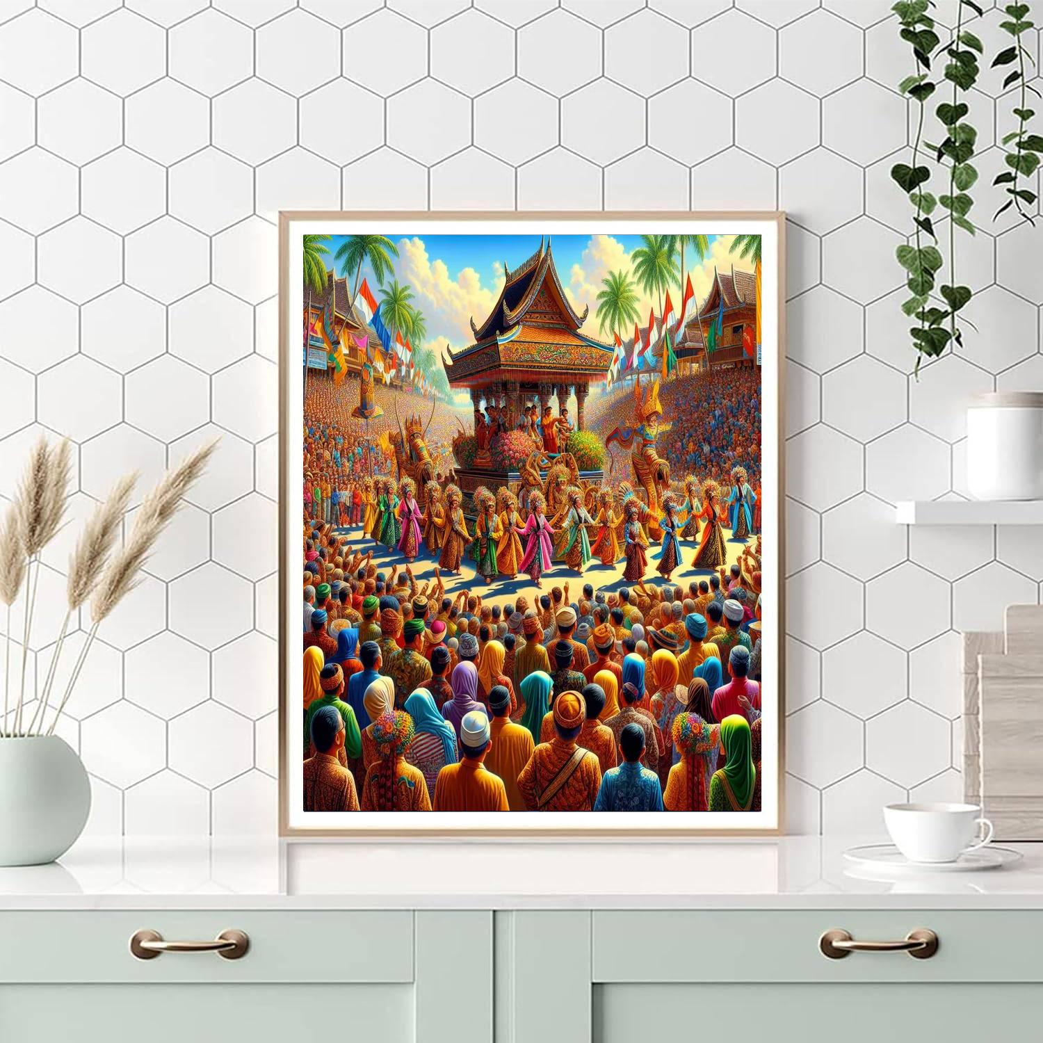 Karnaval Banjarmasin Numbered Painting Kits