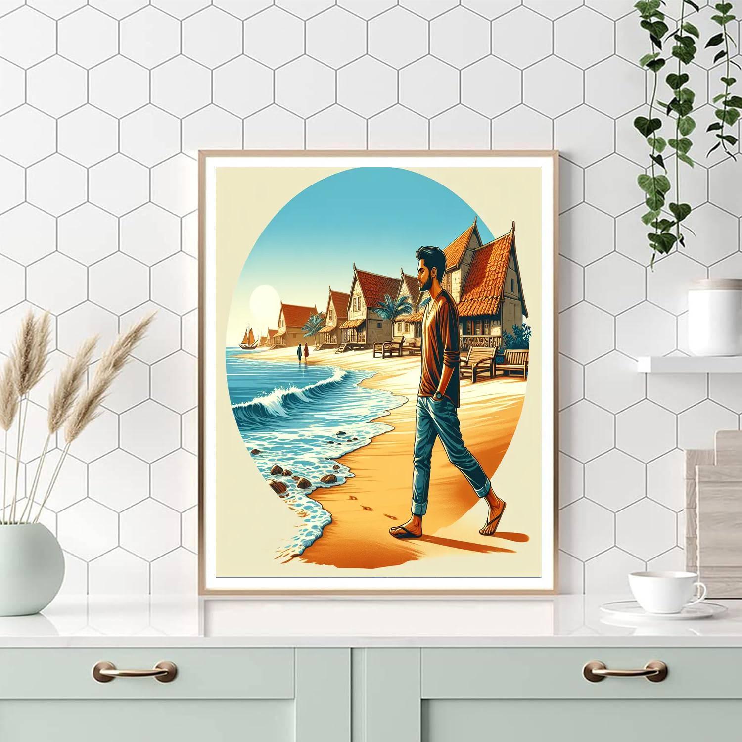 Rustic Seaside Charm Paint By Numbers