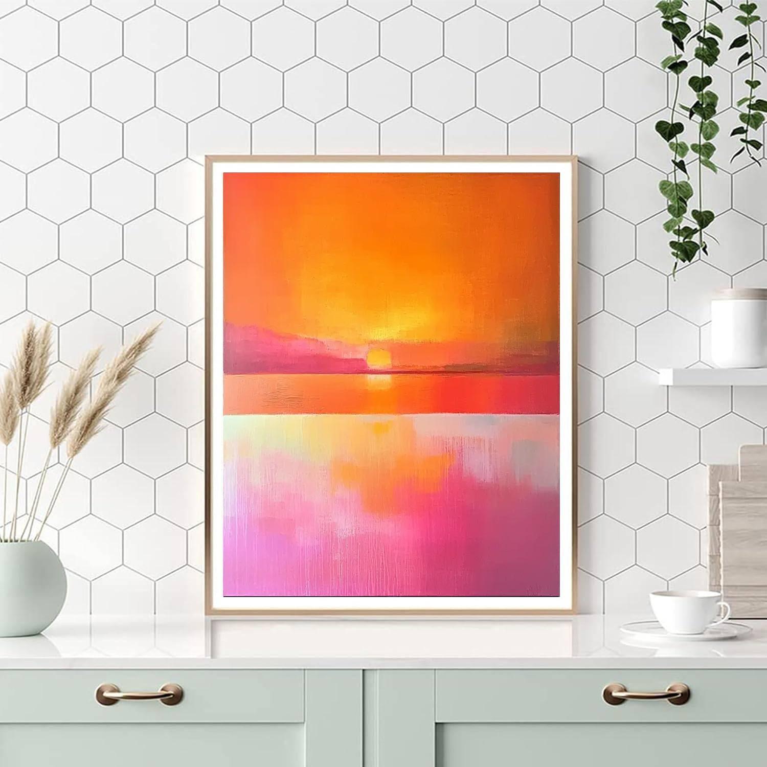 Mark Rothko Inspired Awakening Essence  Number Painting