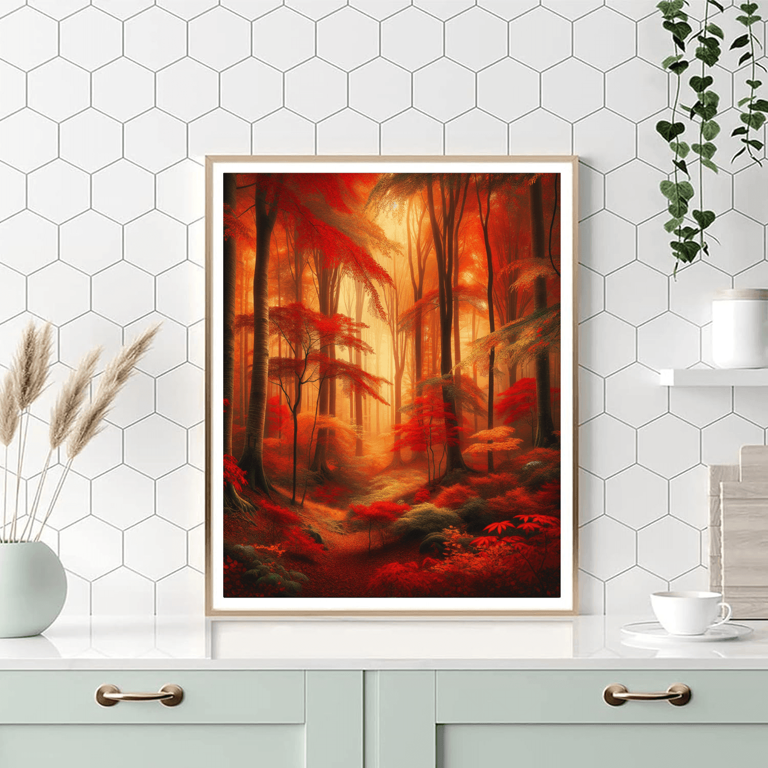 Mystical Autumn Woods Paint By Numbers Art
