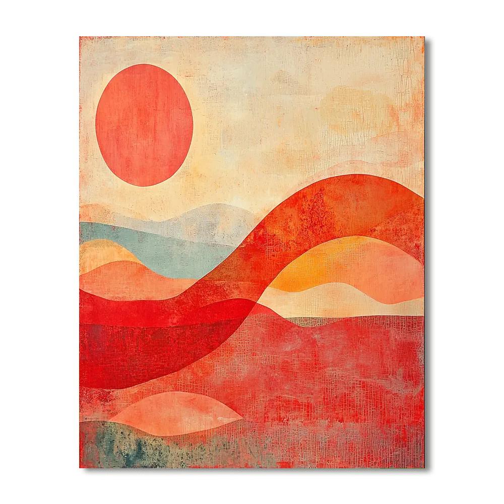 Paul Klee Inspired Dreamland Rhythms  Painting Number Kit