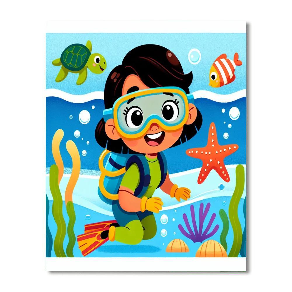 Ocean Explorers Club DIY Paint By Numbers