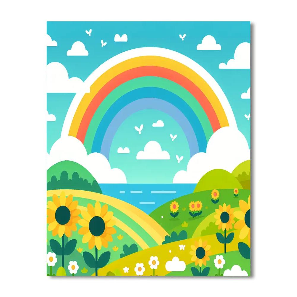 Rainbow Connection Number Painting