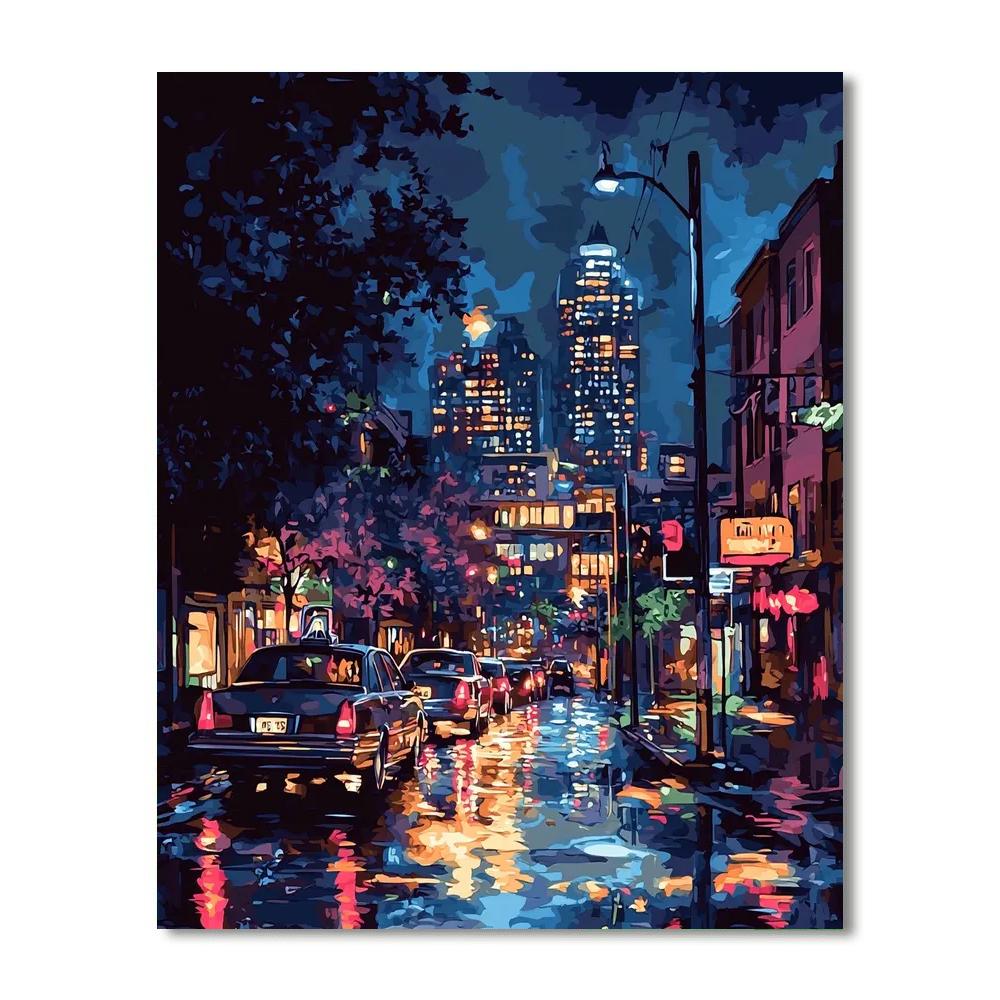 Edward Hopper Inspired Metropolitan Noir  Paint By Numbers Kits