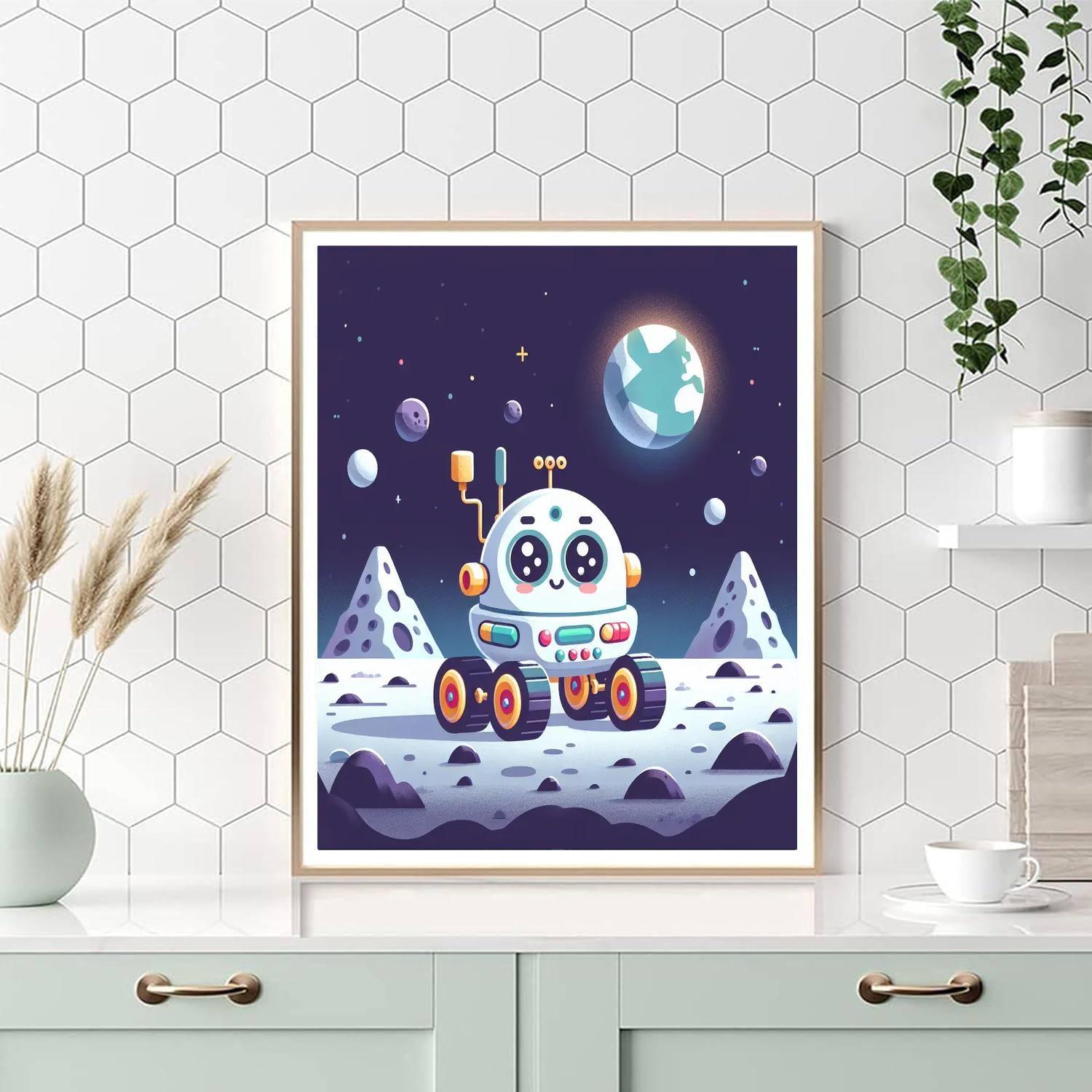 Lunar Landings DIY Paint By Numbers