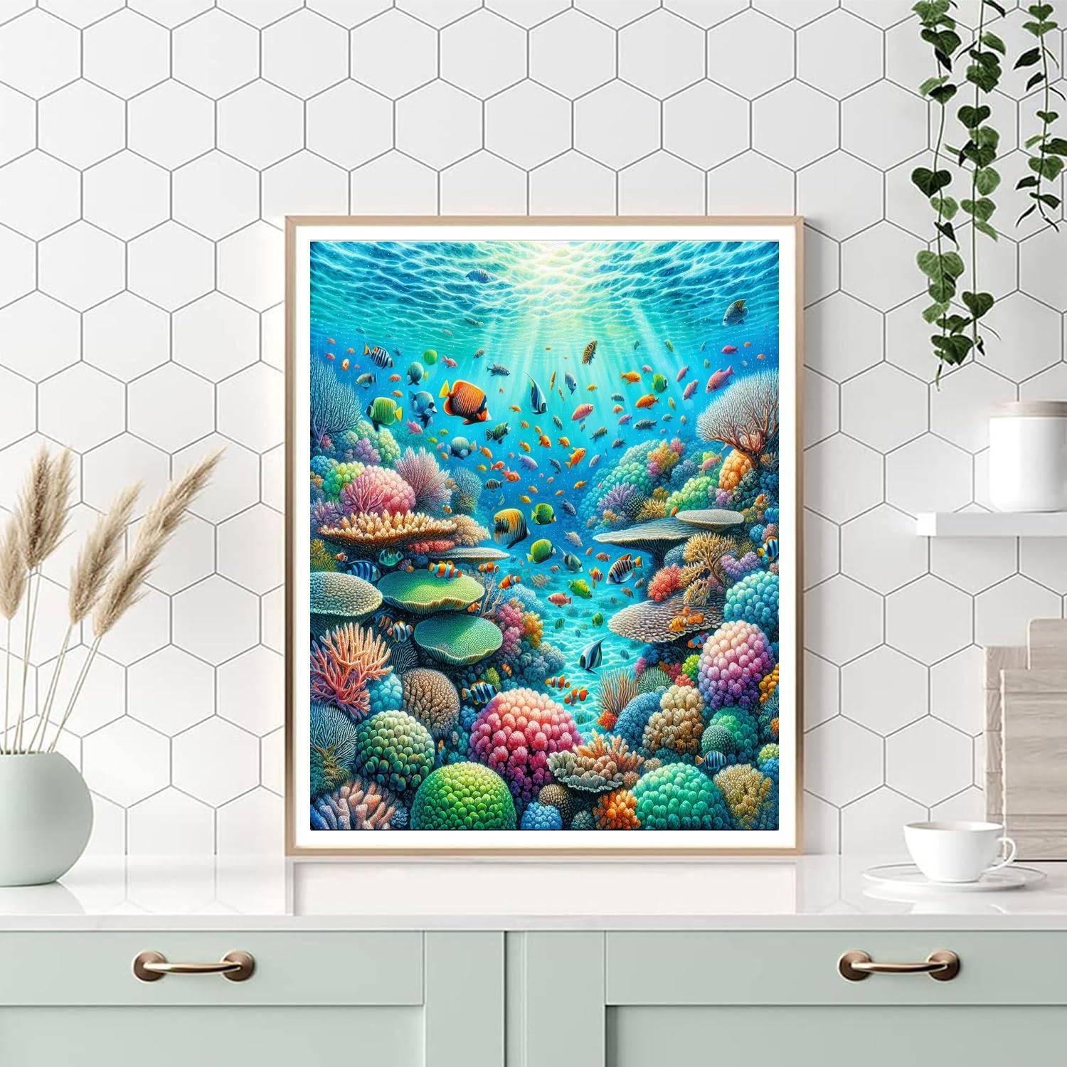 Coral Reef Odyssey Numbered Painting Kits