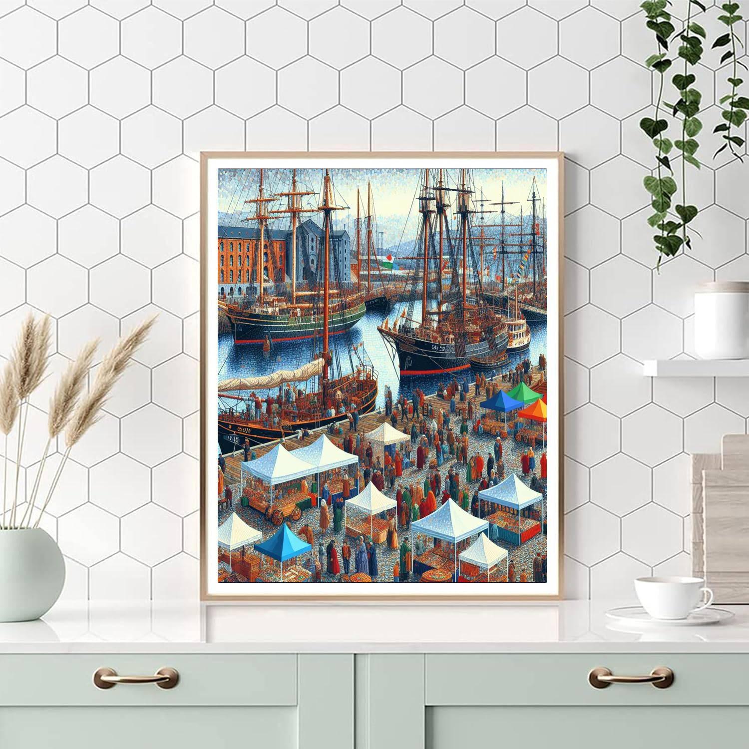 Belfast Titanic Maritime Festival - Northern Ireland Painting By Numbers Kit