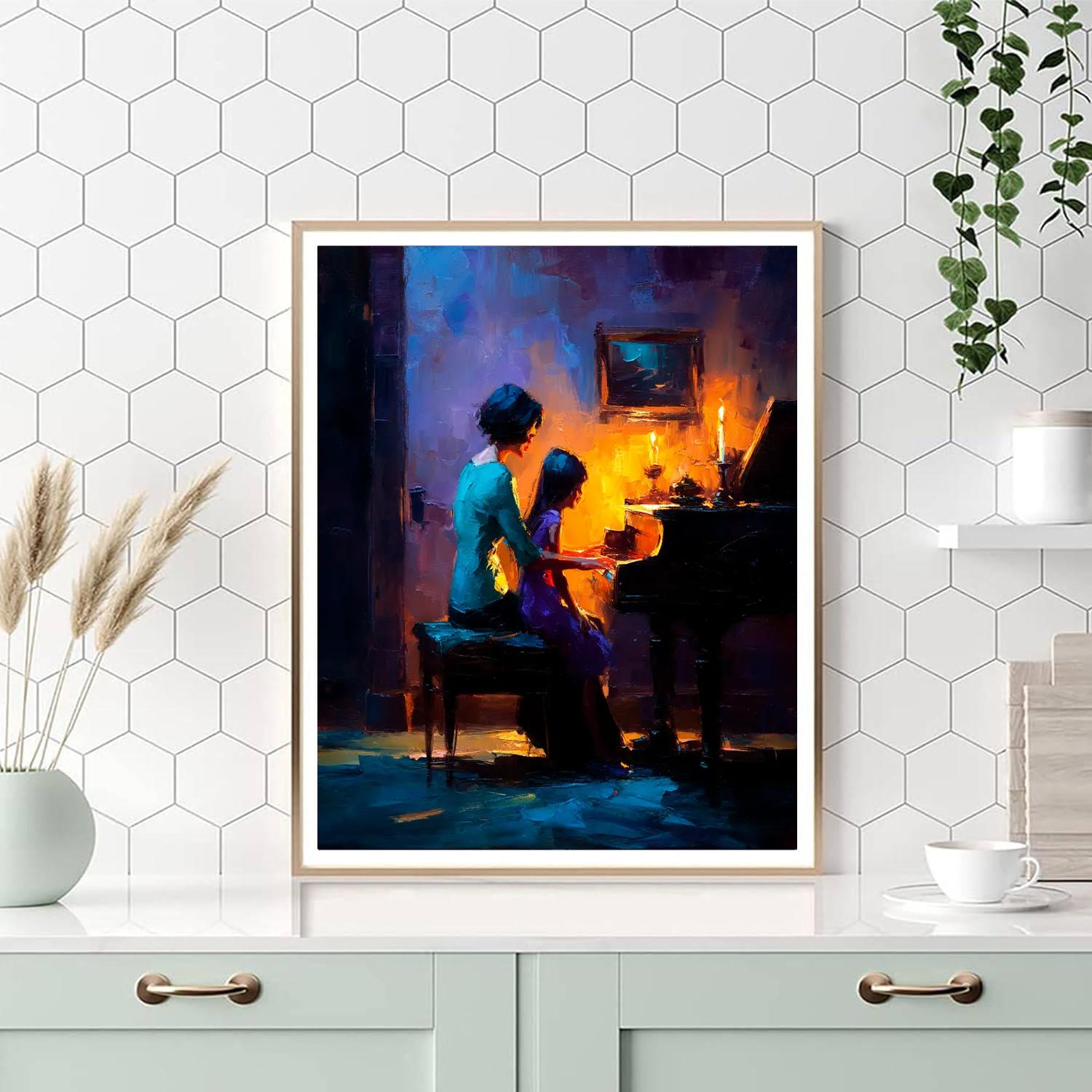 Harmonies At Twilight Paint By Color