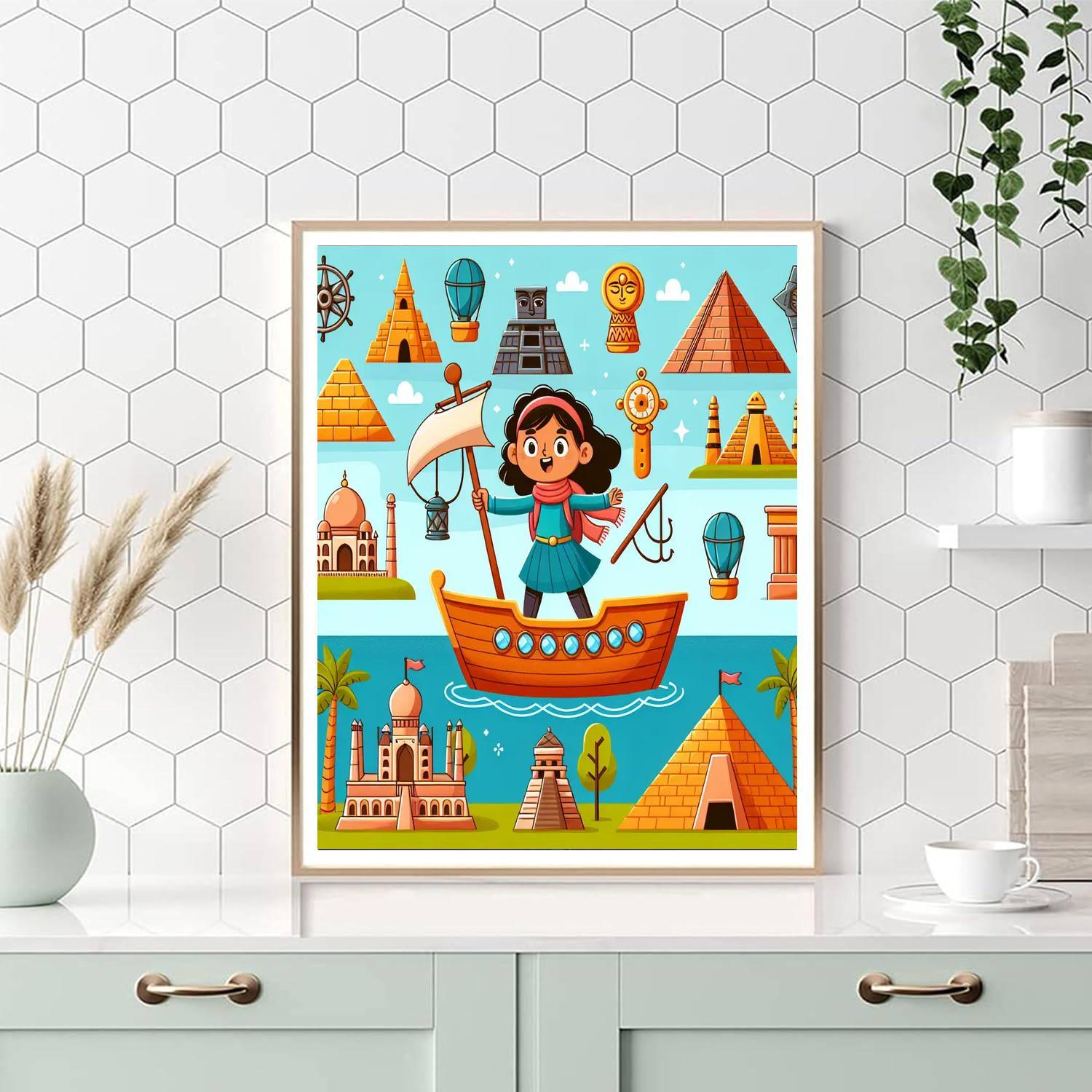 Historic Exploration Voyage Paint By Numbers Kits