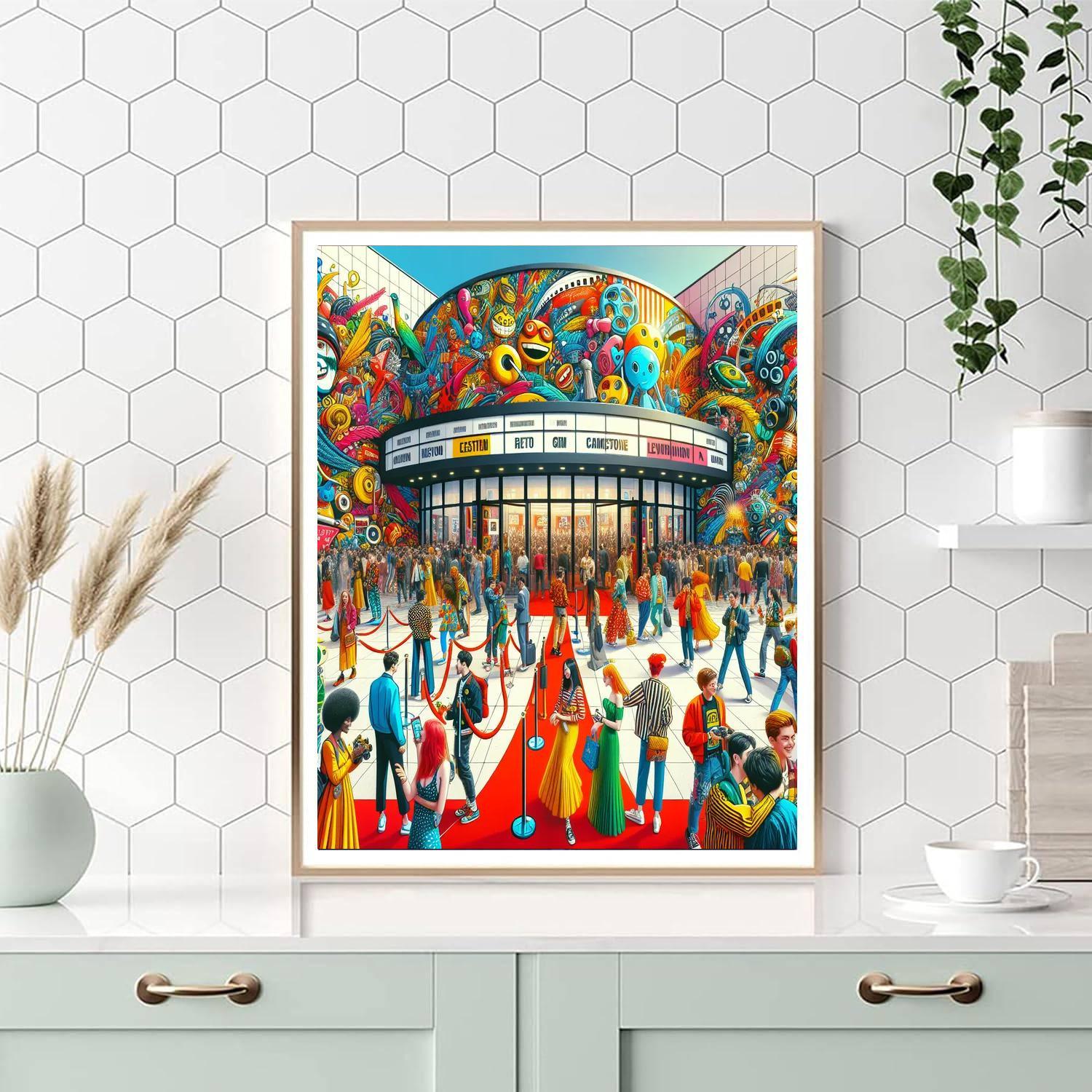 Festival Internacional De Cine - Mexico Numbered Painting Kits