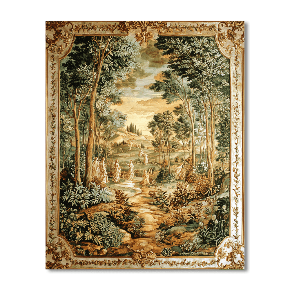 Botticelli Inspired Renaissance Garden Of Eden Paint By Numbers Kits