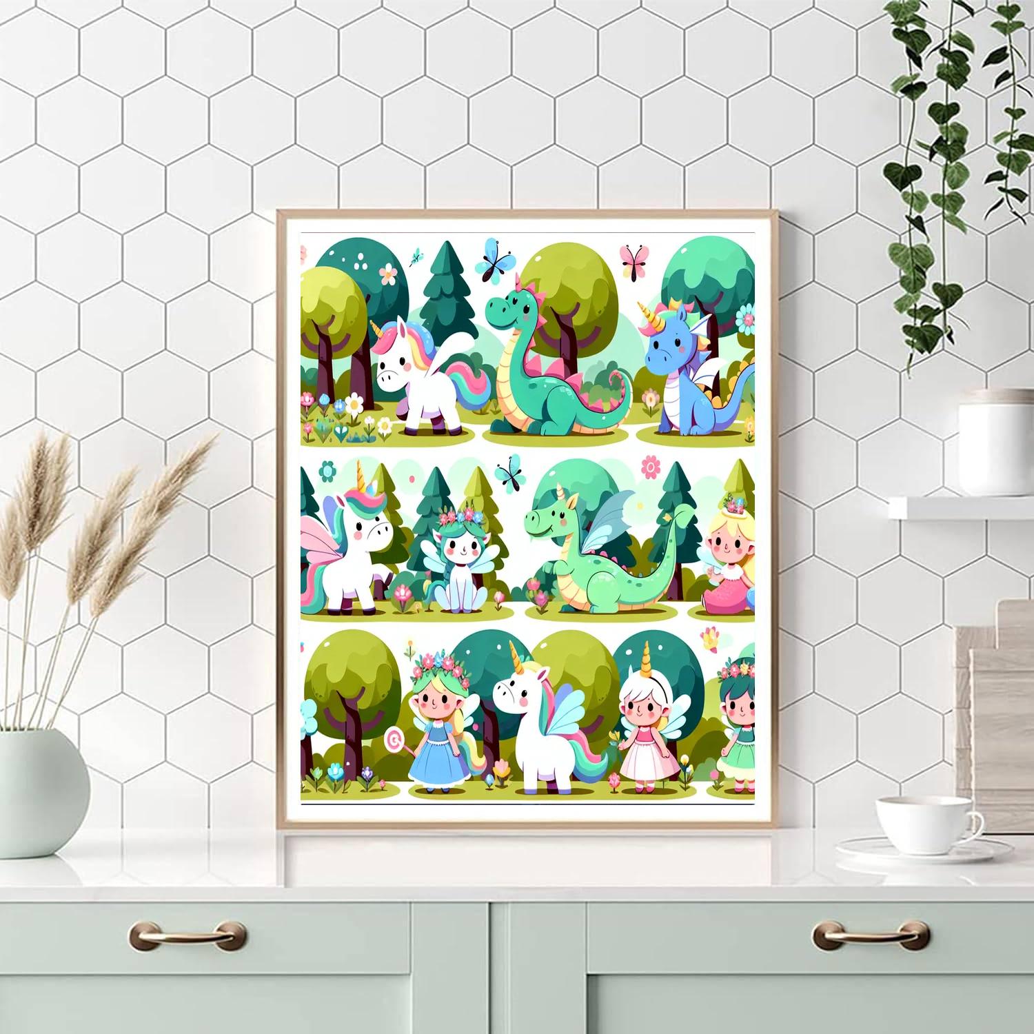 Fairytale Creatures Number Painting