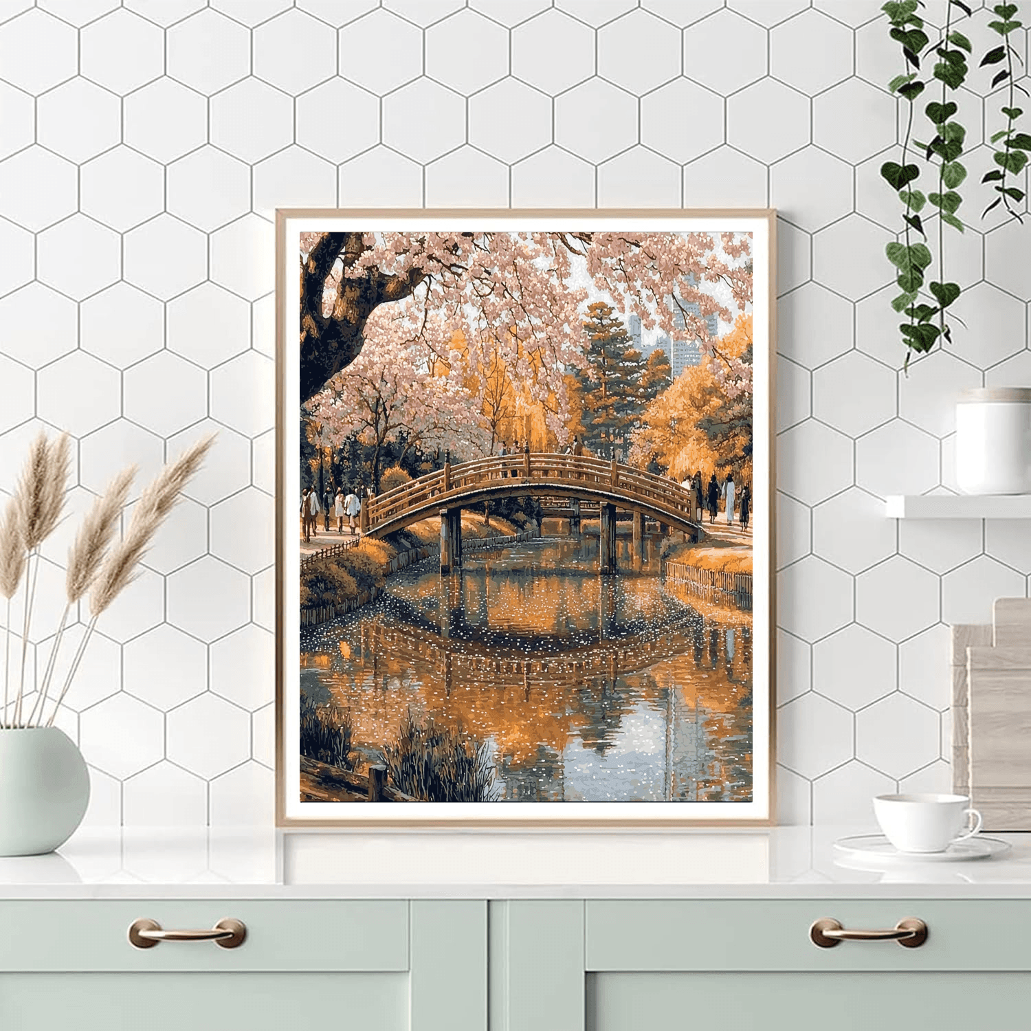 Shinjuku Gyoen National Garden - Tokyo, Japan Numbered Painting Kits