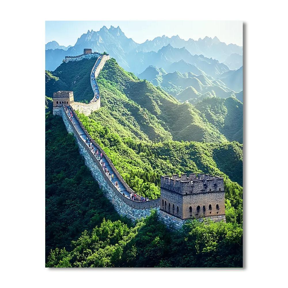 The Great Wall - China Paint By Number