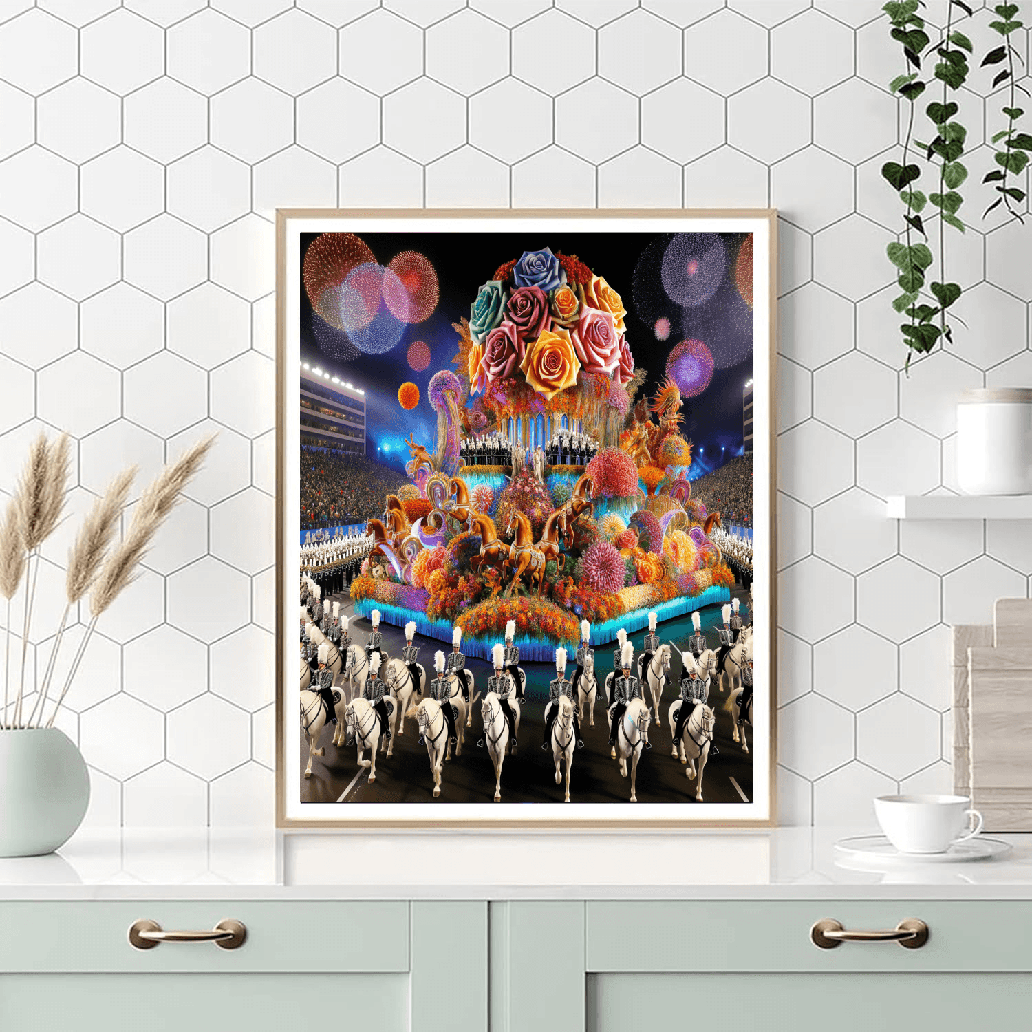 The Rose Parade - Pasadena, California Paint By Color