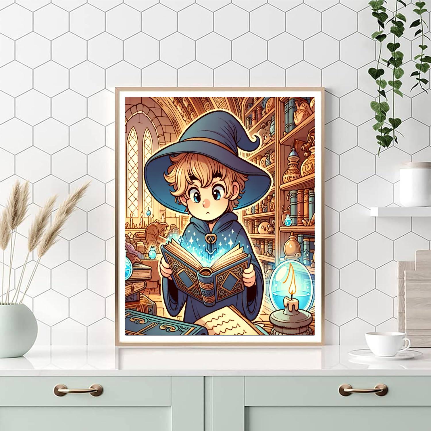 Wizard's Secret Chamber Paint By Numbers Kits