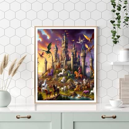 Medieval Fantasy Kingdom Numbered Painting Kits