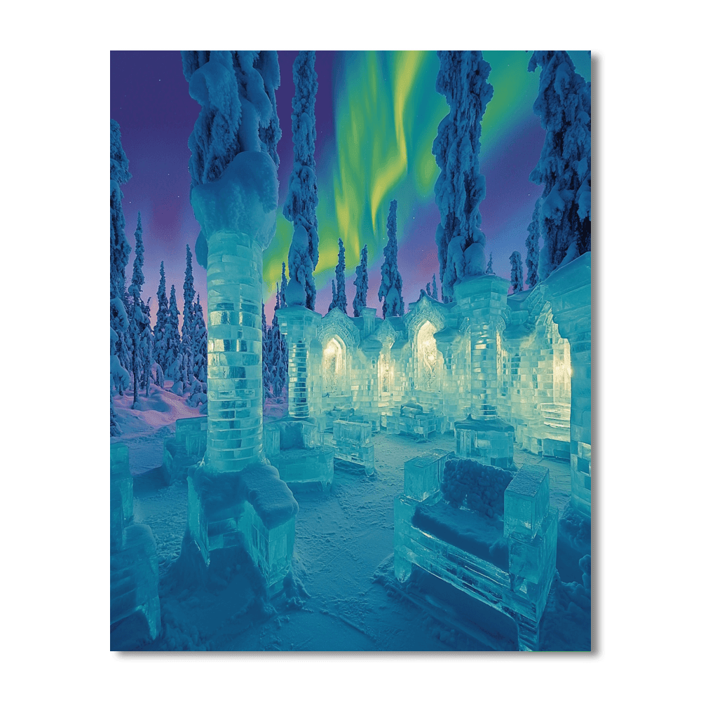 Ice Hotel - Jukkasjärvi Paint By Numbers Art
