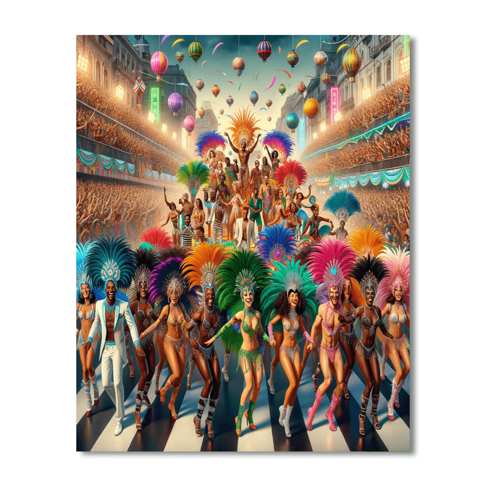 Karnival De Rio - Brazil Paint By Color