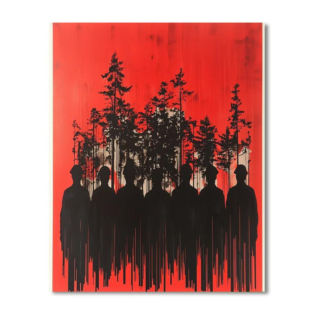 Banksy Inspired Imperial Shadows  Paint By Numbers Kits