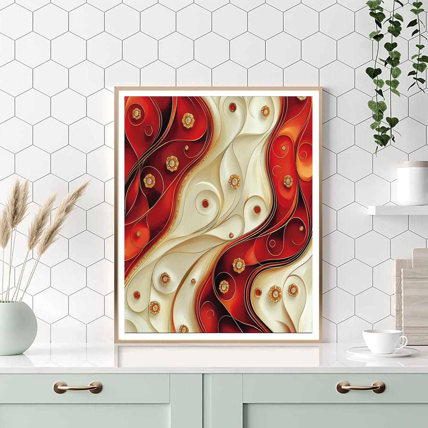 Gustav Klimt Inspired Emotional Tapestry  Paint By Numbers Kits