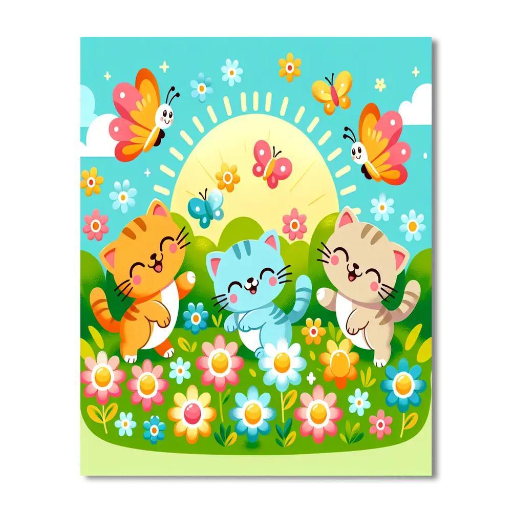 Creative Kittens Painting By Numbers Kit