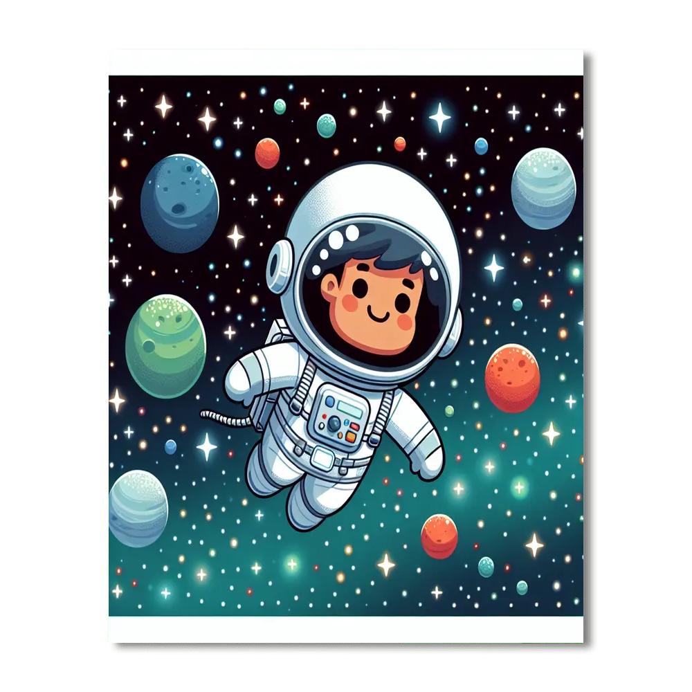 Astronaut's Galaxy Quest Numbered Painting Kits