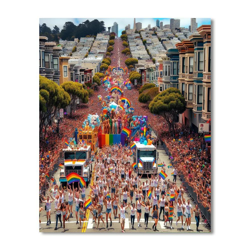 San Francisco Pride Parade - United States Paint By Numbers