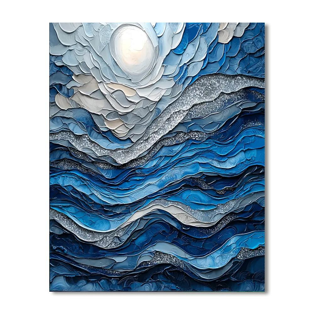 Michelangelo Inspired Sacred River  Painting Number Kit
