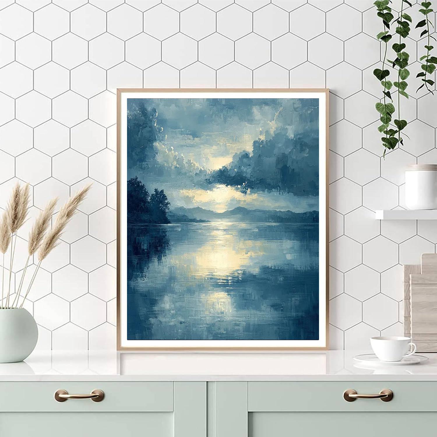 Michelangelo Inspired Ethereal Reflection  Numbered Painting Kits