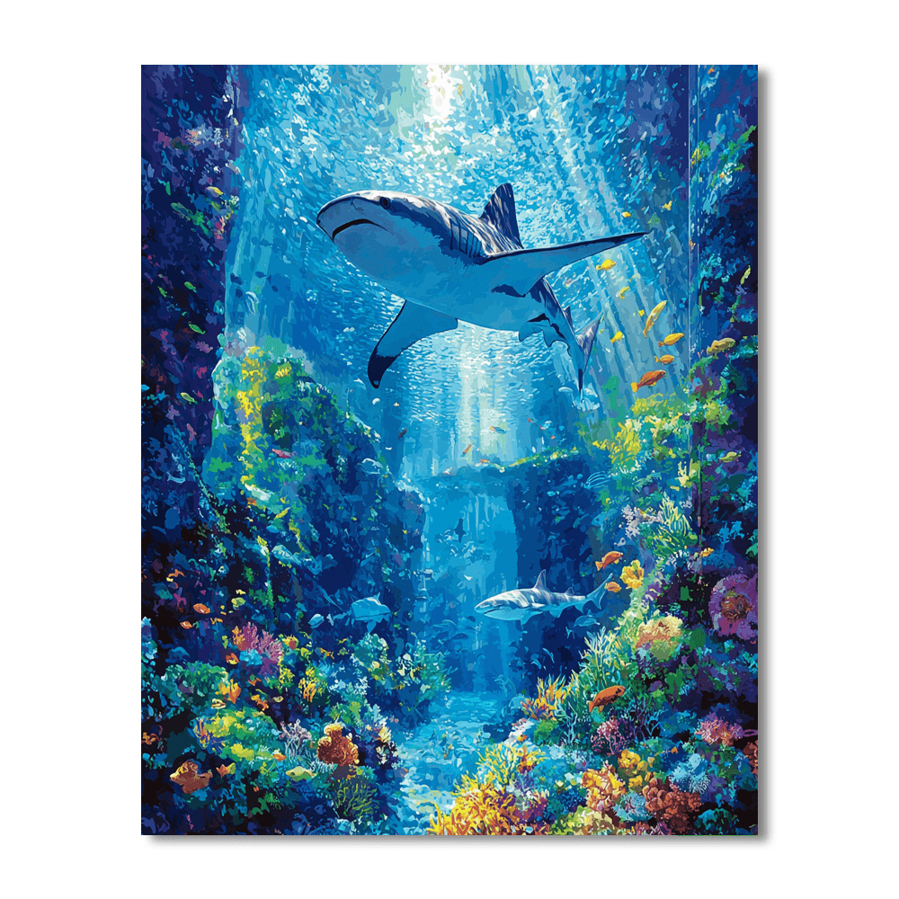 Okinawa Churaumi Aquarium - Japan Paint By Numbers